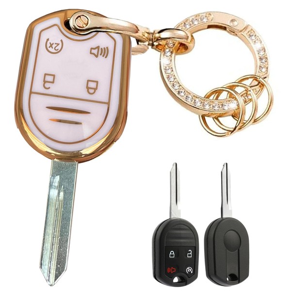TAPAYICA for Ford Key Fob Cover Keyless Entry Systems Key