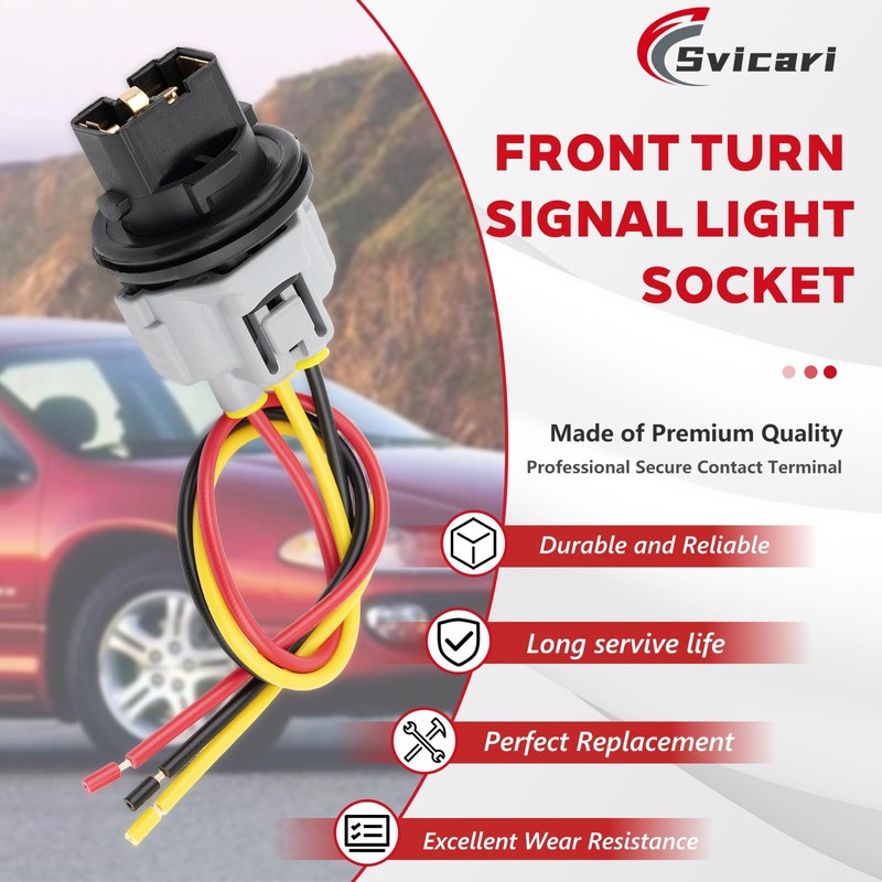 Front Turn Signal Light Socket Fit for Toyota Avalon Camry