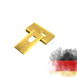 Genisys Titanium Blades Compatible with Dreame Mova A1 A2 Robotic Lawnmower Replacement Blade - LongLife Stainless Steel [Shatterproof DIN EN 50636 Tested], Pieces: 24