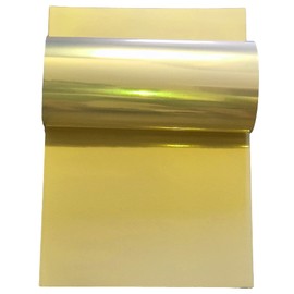 GLOSSY GOLD-20 Sheets Letter Size Printable Glossy Gold Vinyl Waterproof Sticker Paper Premium Adhesive Sheets Ink Dries Quickly For Inkjet/Laser Printer (8.5-x-11-inch)