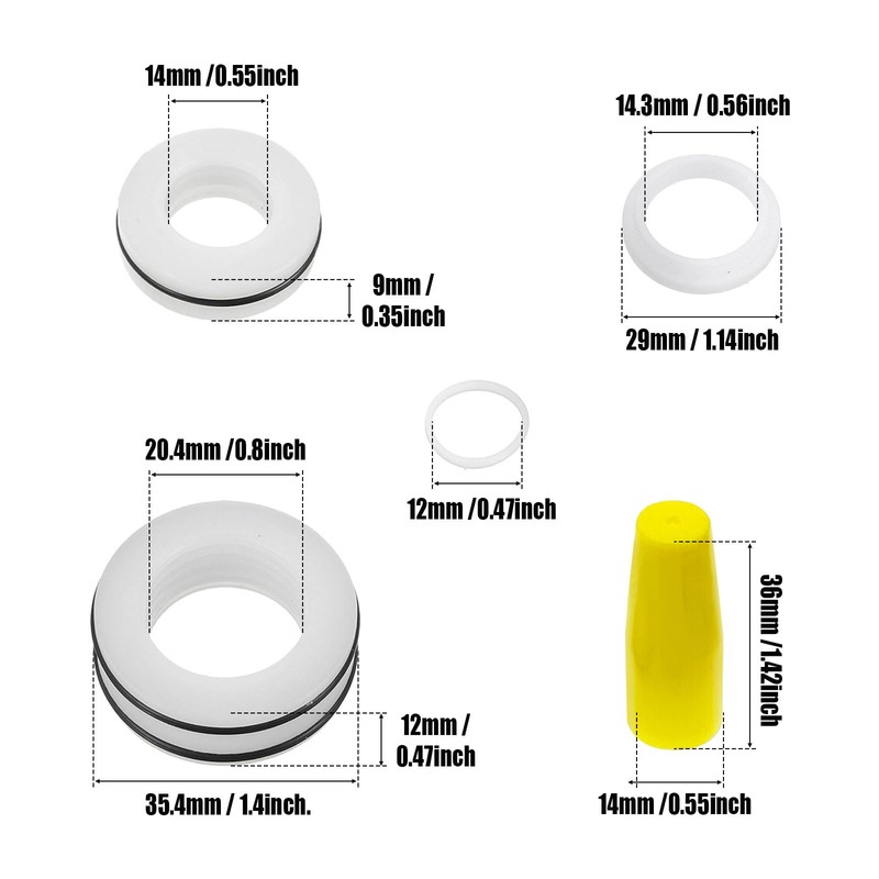 Piston Pump Repair Kit, 704-551 Piston Rod 704-586 for Titan