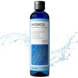 Synchro - Gotas de minerales traza Hydros con electrolitos, gotas de agua ricas en minerales para agua con electrolitos, gotas hidratantes con electrolitos para apoyar el sistema nervioso,