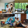 Jexiop 12”Portable Flat Screen TV,Small TV with Digital Tuner-HDMI-USB-Headphone Jack-AC/DC-12V