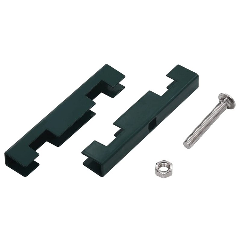 vidaXL U Mat Connectors 10 Sets for Double Rod Mats