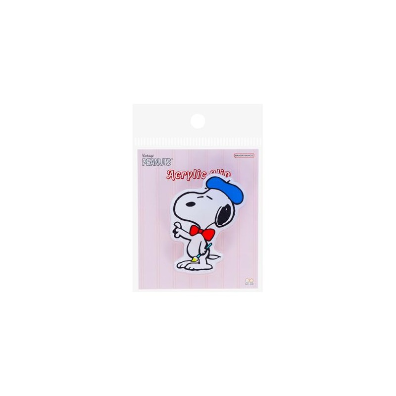 Sunstar Stationery Snoopy Clip Acrylic Bon Voyage! A Pattern S3624765