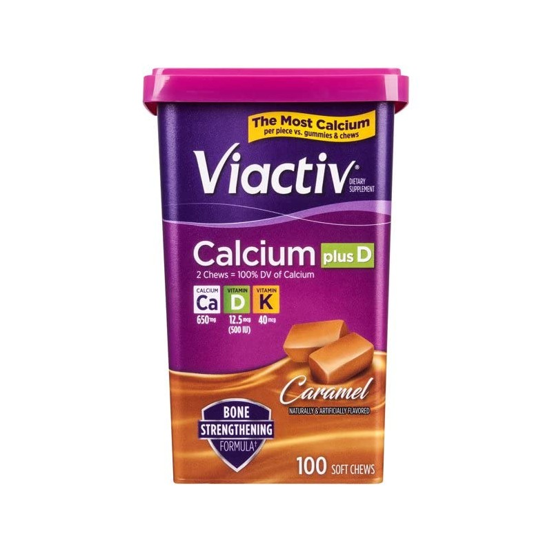 Viactiv Max Formula Calcium +Vitamin D3 Supplement for Bone Health,