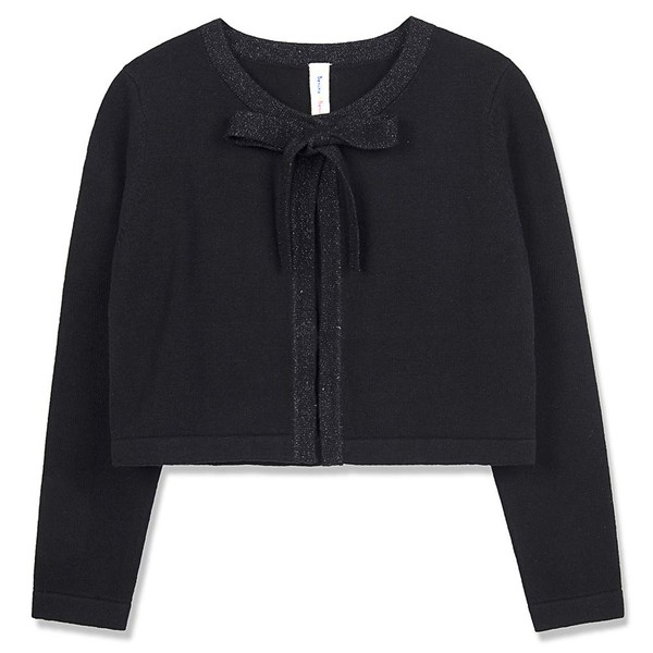 Benito & Benita Girls Cardigan Button Up with Bow Toddler