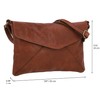 Gusti Karisma Women's Leather Shoulder Bag Vintage Brown Leather, black