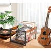 Y&M Vinyl Record Storage Crate, Wooden Storage Box, Classic Cube