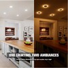 VOLISUN 12 Pack 4 Inch 5CCT Recessed Light with Night
