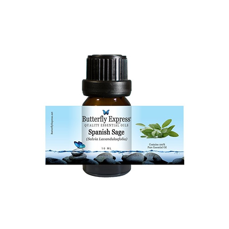 Spanish Sage Essential Oil 10ml - 100% Pure by Butterfly