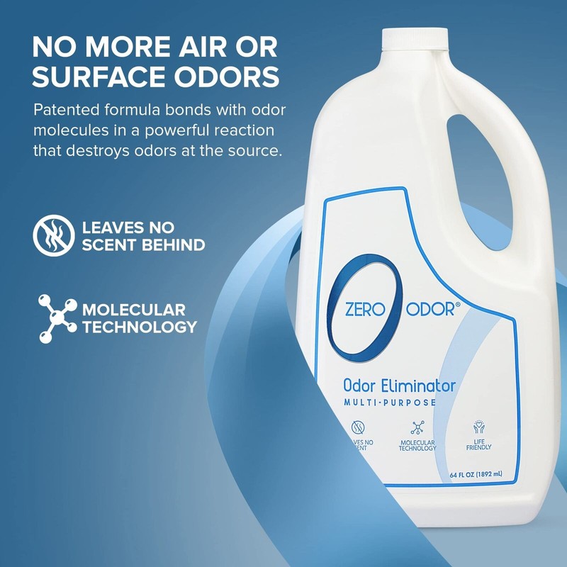 Zero Odor – Multi-Purpose Odor Eliminator- Eliminate Air & Surface