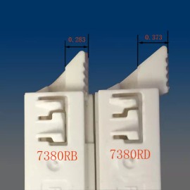 VISION INDUSTRIES Set of 2 White Recessed Window Sash Tilt Latches 1-left & 1-right 7380RB