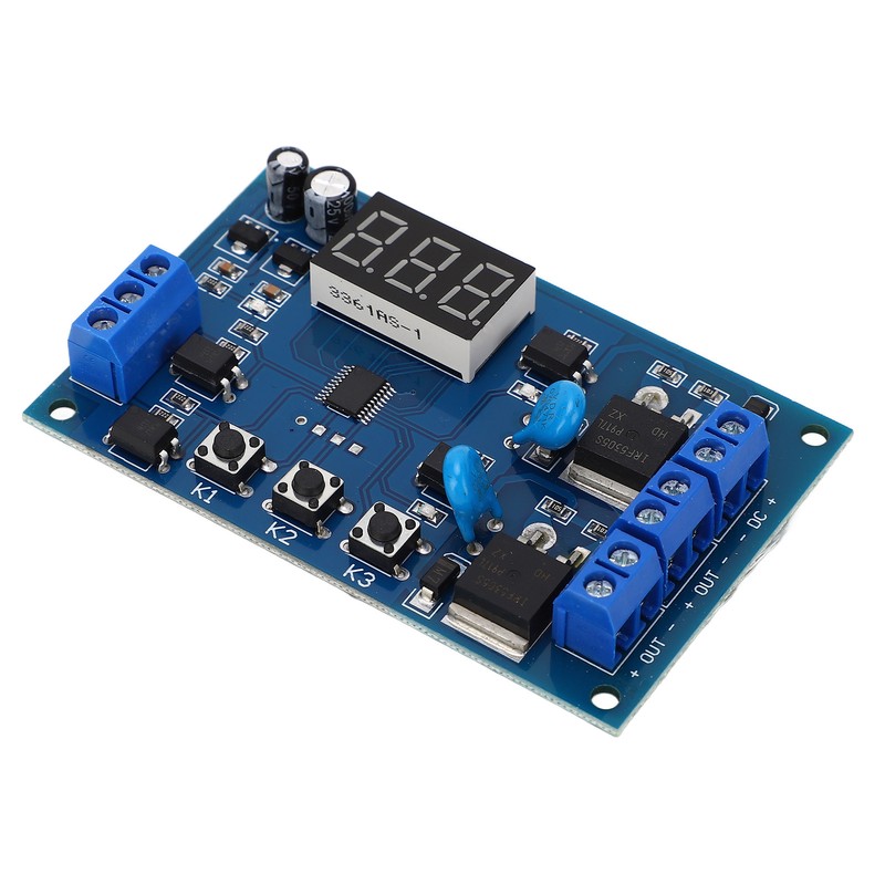 Programmable Delay Relay Module Dual Way Control Reverse Connection Protection