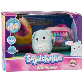 Squishville SQM0321 Star Student Accessort Set Set-2-Inch Plush and Accessories-Toys for Kids, Multi