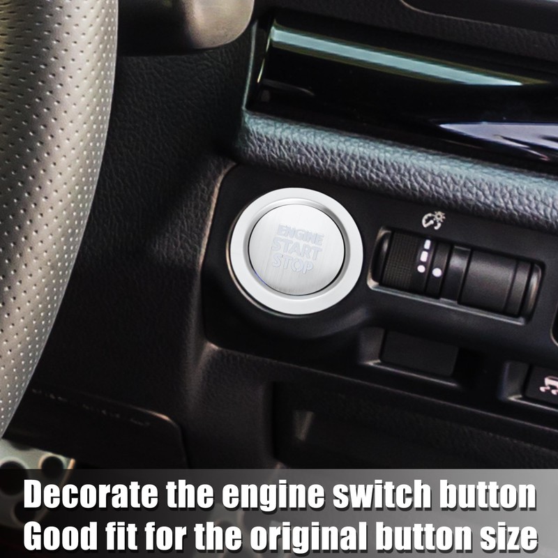 QUARKZMAN 1 Set Engine Start Stop Button Cover for Toyota