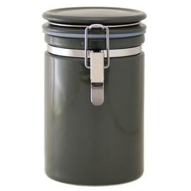 ZERO JAPAN CO-200 SGY Zero Japan Coffee Canister 200 Steel Gray 800cc Storage Container, Made in Japan, Mino Ware
