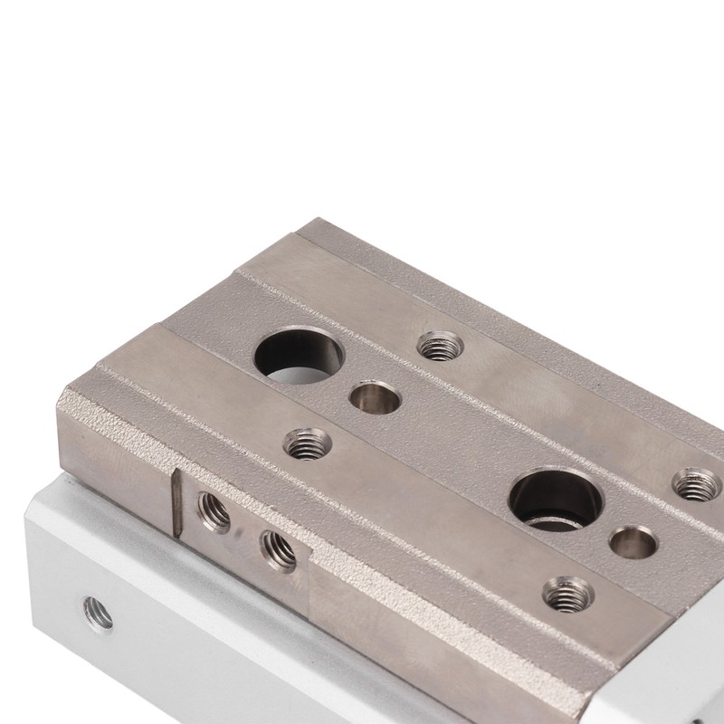 Pneumatic Cylinder SMC Type Dual Shaft Rod Double Acting Precise