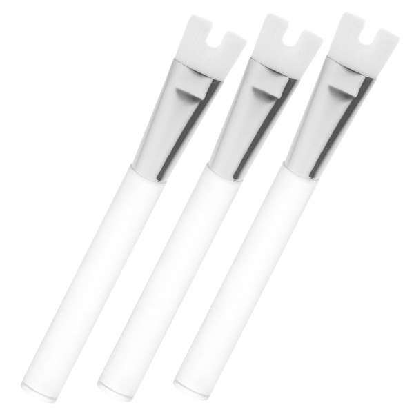 Healvian 3pcs Shaped Nose Contour Brushes for Makeup Beginners Portable