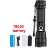 Rechargeable LED Flashlight for Outdoor Use – Aluminum Alloy Zoom