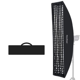 Godox 12"x47" / 30x120cm Softbox Honeycomb Grid Strip Soft Box Bowens Mount for Photo Studio Flash (FW 30x120(1PCS))