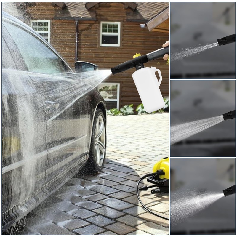 DERASL 1L Adjustable Snow Foam Lance - Compatible with Lavor,