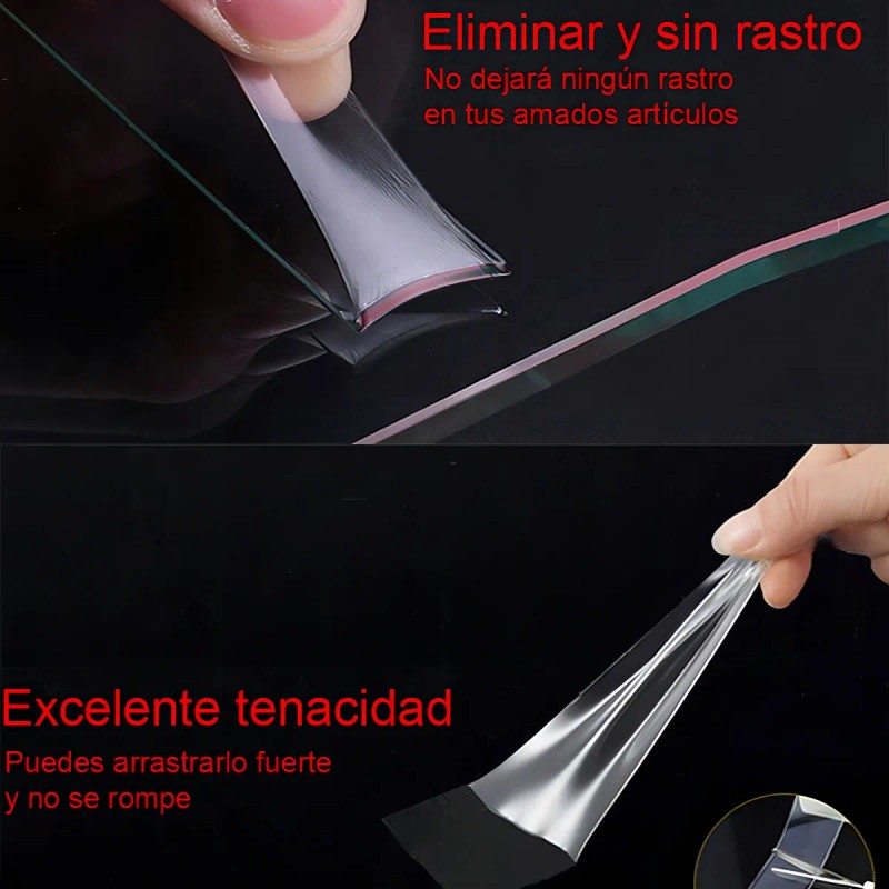 Naiwant® 6m Cinta Nano Adhesiva De Doble Cara Lavable Reutilizable