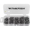 THKFISH 500pcs Fishing Hooks Split Shot Hook Drop Shot Hooks