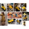 LeerKing Dog Raincoat Poncho with Cotton Lining Leash Hole Waterproof