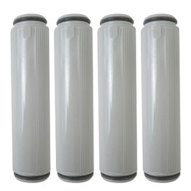 Replacement Filter Compatible For Feel SO Filtered Shower Handheld 15 Stage Hard Water Shower Filter (4pcs), Long bar type, White