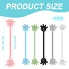 EIHI Pack of 6 Cable Ties Resealable Cable Ties Reusable