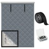 Winter Insulated Window Cover 47in x 63in Thermal Insulated Window