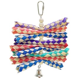 946 Shredburst Bonka Bird Toys Colorful Bamboo Wood Chew Parrot Parrotlet Cockatiel Budgie Finch Parakeet