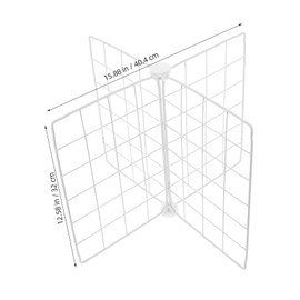 NOLITOY Freezer Organizer Divider Multifunctional Refrigerator Partition for Efficient Storage Iron Wire Design Ventilated Keeps Food Fresh for Organizing Freezer and Pantry Items