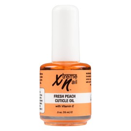 Xtreme Nail Cuticle Oil - Hydrating, Scented Oil for Radiant Cosmetic Nail - Replenishes & Softens Cuticles - Vitamin E Infused - Fresh Peach, 5oz