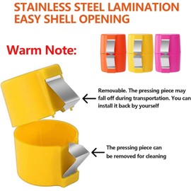 Egg Cracker Separating Tool, Egg Shell Opener, Handheld Egg Cutting Tool, Practical Baking Tools for Home and Restaurant (1)