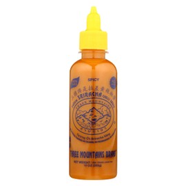 Three Mountains Brand, Sauce Sriracha Yellow, 10 Ounce