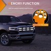Nilight 8PCS Led Strobe Lights 12LED White Emergency Light 12V
