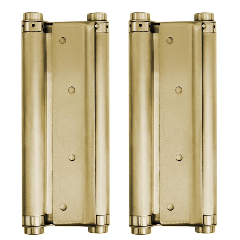 Pair of 8 Inch Heavty Duty Stainless Steel Cafe Saloon