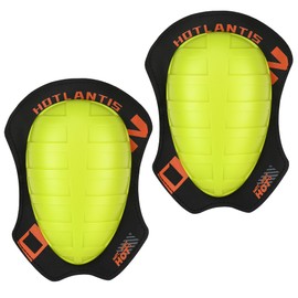 HOTLANTIS Universal Motorcycle Knee Sliders Motorcycle Knee Pads Knee Pucks in Kendo Style for Racing or Training on Trackdays or Outdoor Motorbike Riding.
