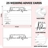 Minimalism Advice and Wishes Cards for Weddings Bridal Showers Baby