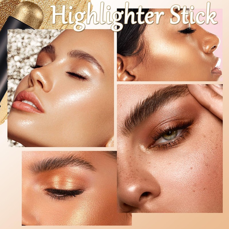 Eyeshadow Stick, 8 Colours Matte & Creamy Eyeshadow Stick Set,