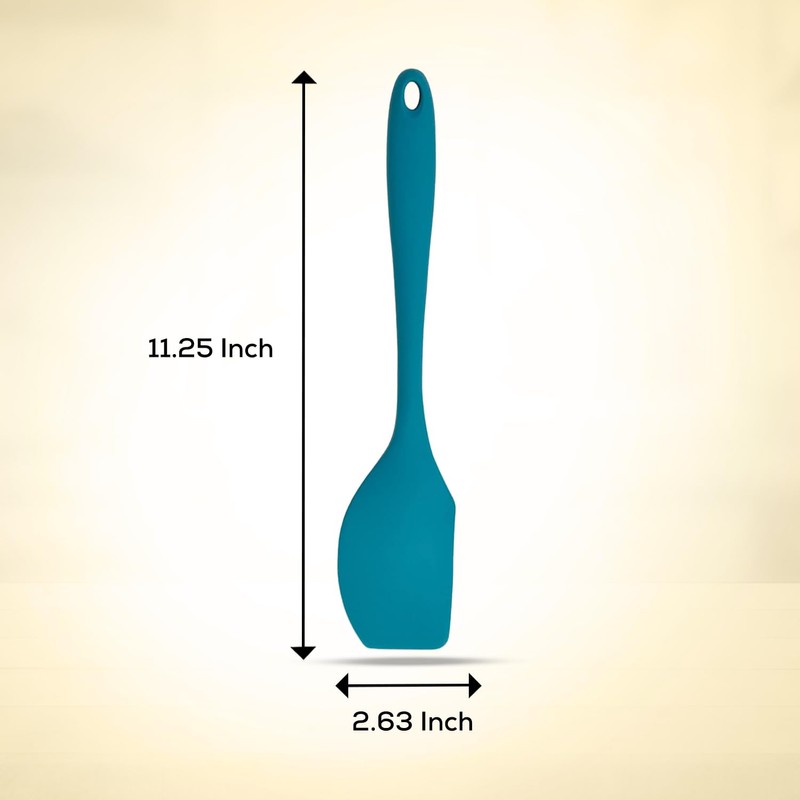Mrs. Anderson’s Baking Silicone Spatula Scraper, Flexible and Non-Stick, Turquoise