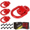 AUTOBOTS 1/2" Heavy Duty Bolt-On Forged D Ring, 12000Lbs Break