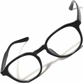 [FashionBerry] Date Glasses, Fashion Glasses, Colored Datewear, Sunglasses, Unisex, Lightweight, Black x Clear
