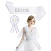 Dmnnlp 2Pcs Bride Sash and Bride to Be Badge, Hen