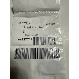 StrongHold M18 Carbon Spring Steel Phosphate DSH(DIN Shaft) Ext Retaining Ring #18 QTY 5