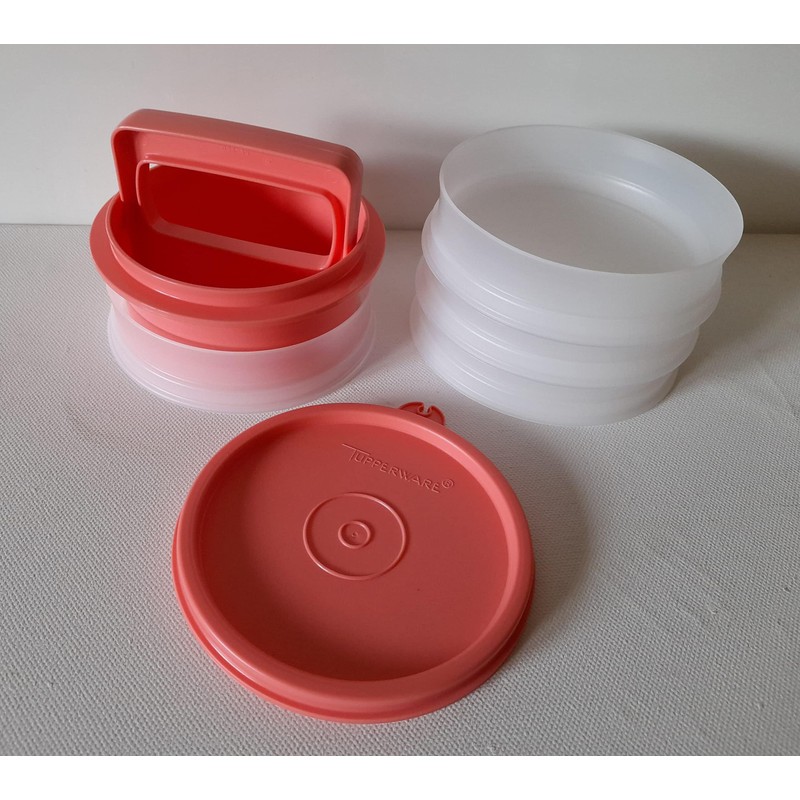 TUPPERWARE Küchenhelfer Hamburger-Maker Former Presse Burgerpresse Frikadellen