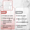Bates- Combination Wall Plate, 2 Pack, 3-Toggle/1-Decorator, White Light Switch