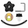 Snow Blower Handle Knob Lock Kit Compatible with 114-3779, 108-4887